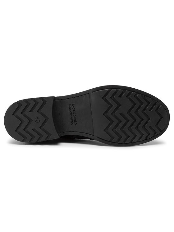 Jack&Jones Jack&Jones Μπότες Russel Leather 12155999 Μαύρο