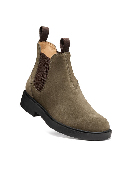 Geox Geox Kotníková obuv s elastickým prvkem D Spherica Ec1 B D66DKH 22 C3702 Tmavě zelená