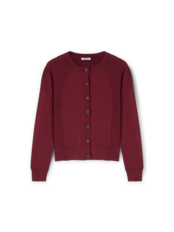 Motivi Motivi Sweter M363W003524N036 Bordowy Regular Fit