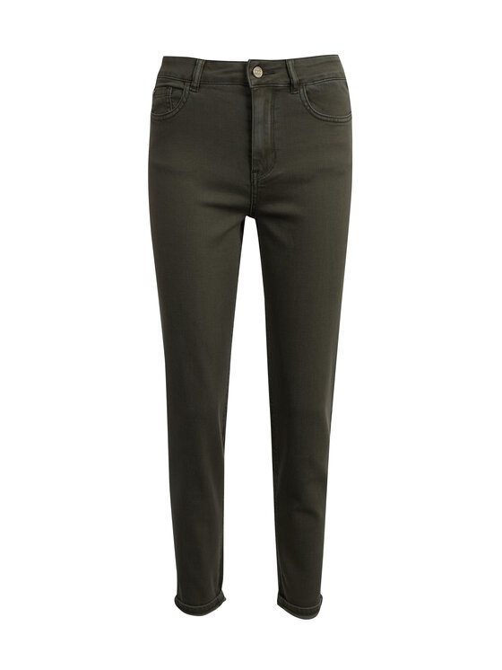 Orsay Orsay Jeansy 314096872000__34 Zielony Slim Fit