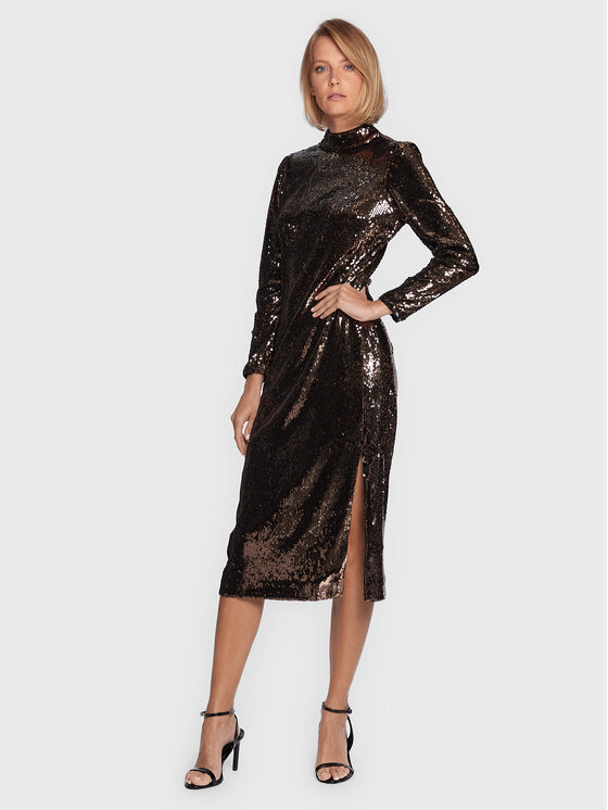 Ted Baker Ted Baker Kokteilinė suknelė Brookly 265512 Ruda Slim Fit