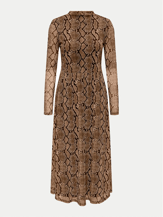 JDY JDY Vsakodnevna obleka Anima 15351731 Rjava Regular Fit