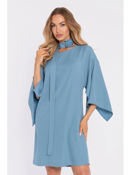 Made of Emotion Made of Emotion Abito da cocktail M908 Blu A-Line Fit