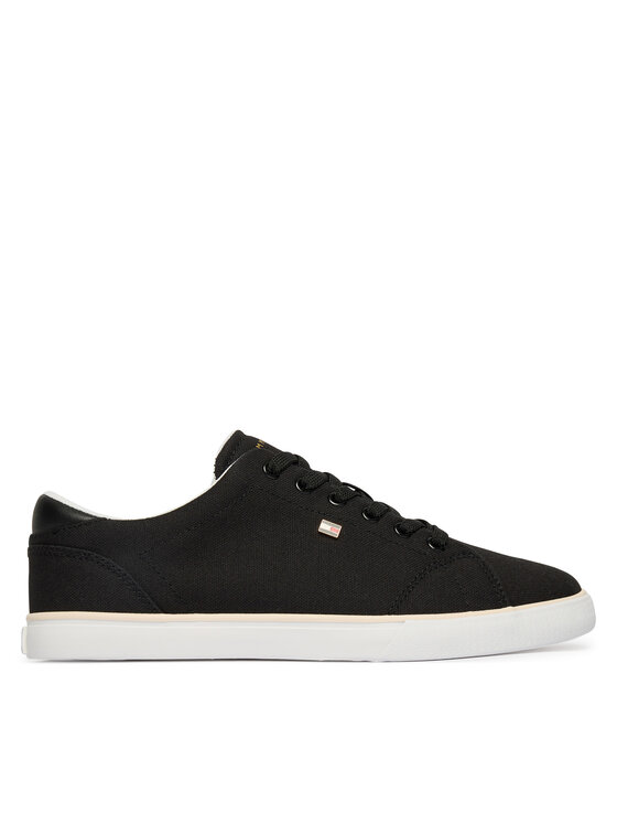 Tommy Hilfiger Tommy Hilfiger Sneakers aus Stoff Th Low Profile Vulc Canvas FW0FW09102 Schwarz