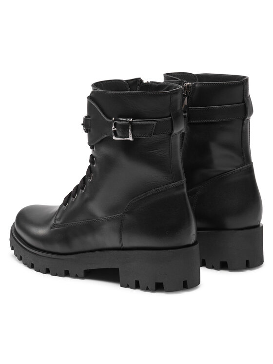TWINSET TWINSET Trapery Anfibio 242GCJ S Czarny