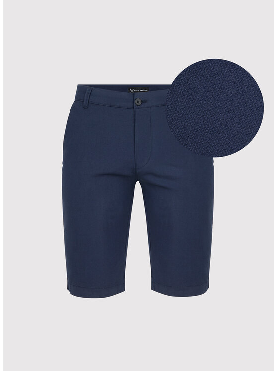 Pako Lorente Pako Lorente Szorty materiałowe P24SF-WS-005 Granatowy Classic Fit