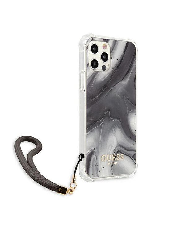Guess Guess Etui na telefon iPhone 12 Pro Max Szary