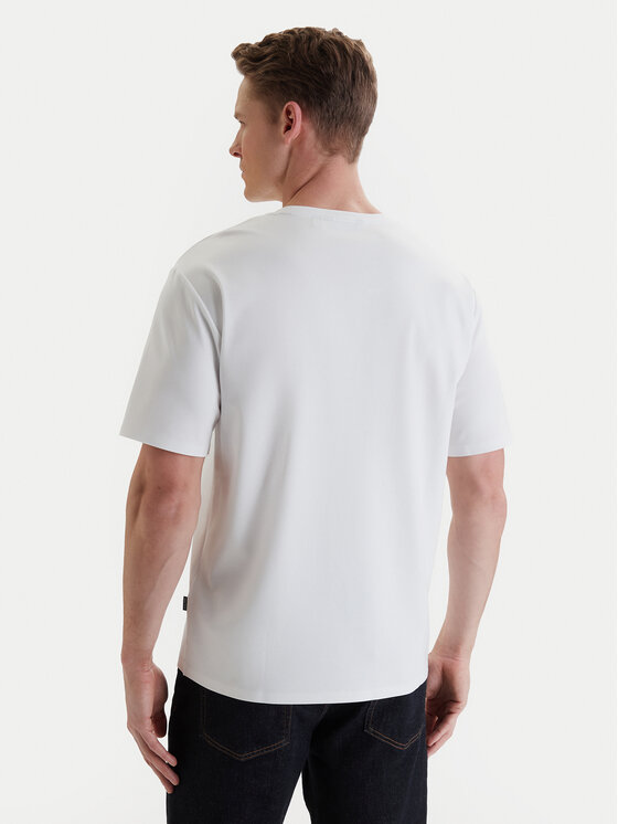 Nautica Nautica T-shirt W126-NAMTS-1010-01X Bijela Regular Fit