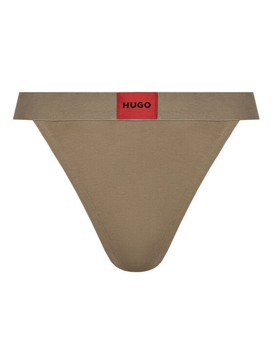 HUGO Stringové nohavičky String Red Label 50492326 Hnedá