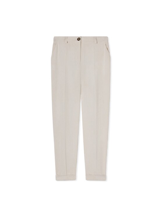 Motivi Motivi Pantaloni di tessuto P09AQ005047N011 Bianco Boy Fit