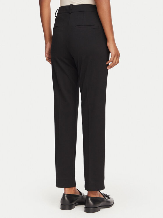 Marella Marella Kalhoty z materiálu Paese 2623786034 Černá Regular Fit