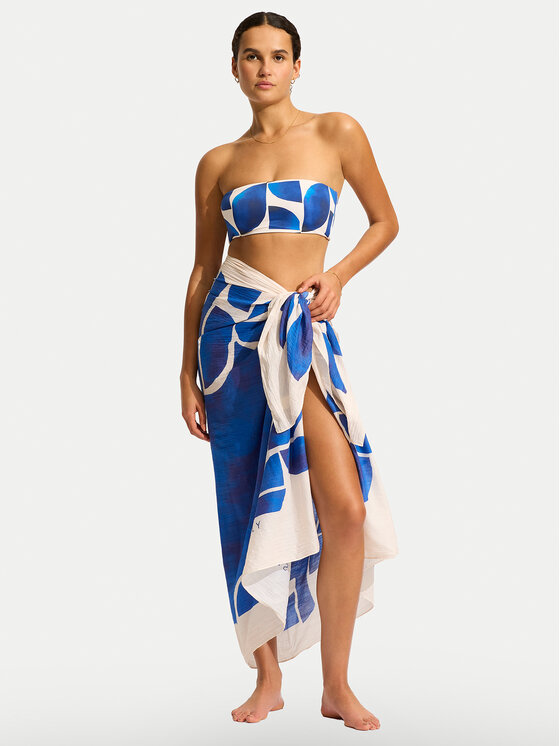 Seafolly Pareo 55454-SG Modrá