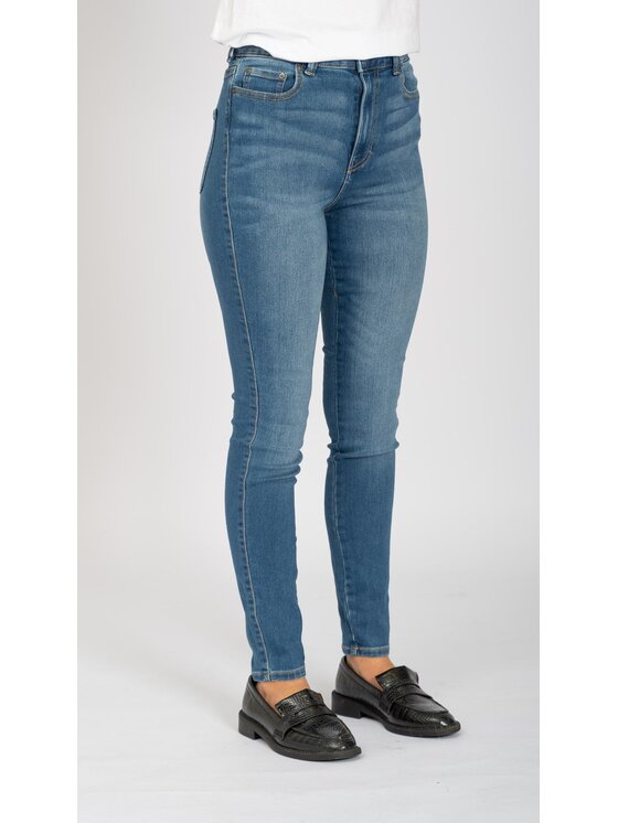 TeeShoppen TeeShoppen Jeansy Oryginalne dżinsy chude Niebieski Skinny Fit