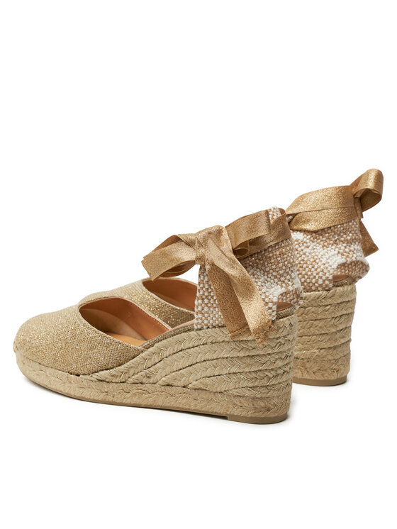 Castañer Castañer Espadrile Carina/6/032 021769 Zlatna