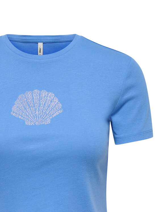 ONLY ONLY T-Shirt Kira 15346419 Blau Regular Fit