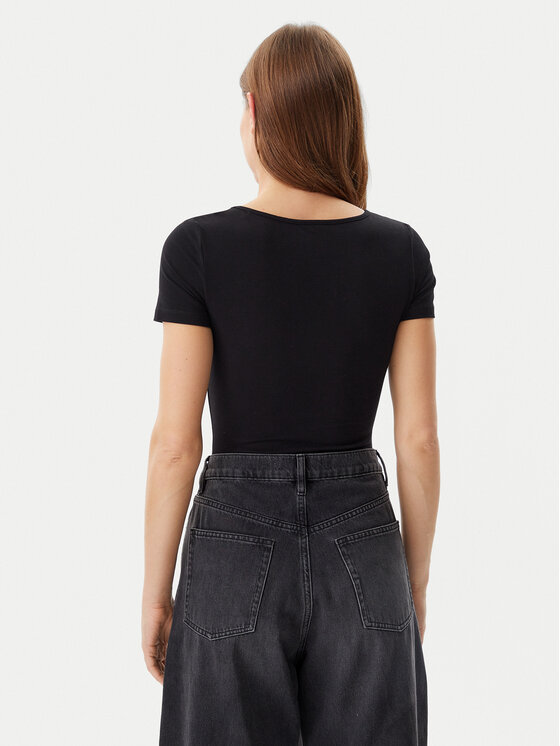 Guess Jeans Guess Jeans Bodi W5GP25 J1314 Črna Slim Fit