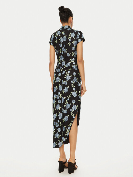 ROTATE ROTATE Kleid für den Alltag 113634 Schwarz Regular Fit