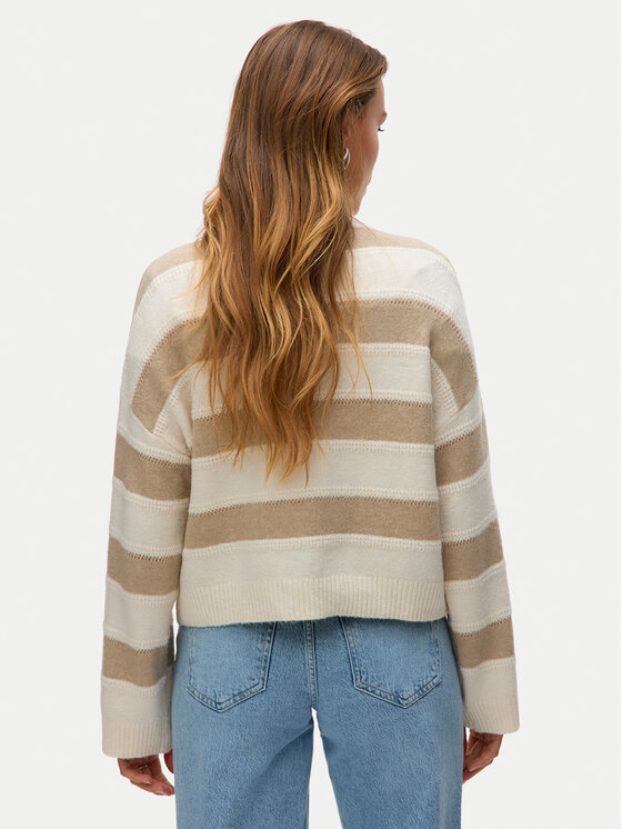 Vero Moda Vero Moda Pulover Inez 10331538 Bej Regular Fit