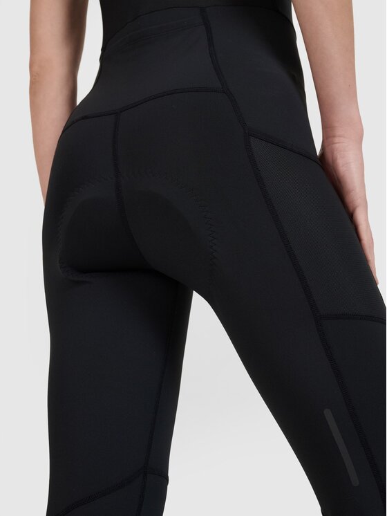 4F 4F Cyklistické šortky 4FWSS25TFTIF331-20S Čierna Slim Fit