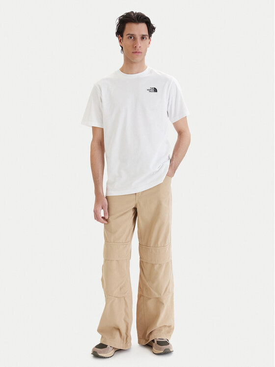 The North Face The North Face T-krekls Vertical NF0A8GV1 Balts Regular Fit