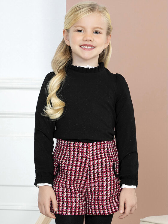 Abel & Lula Bluză 5.651 Negru Regular Fit