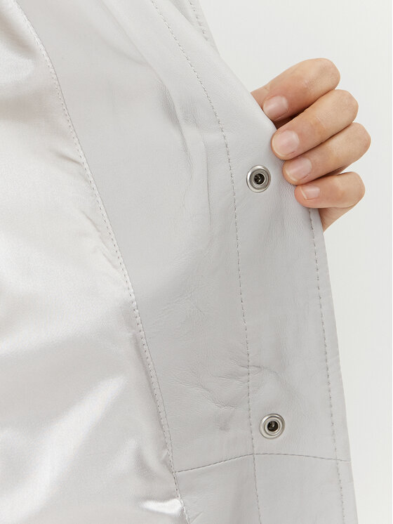 Gestuz Gestuz Trenčkot 10908193 Šedá Regular Fit