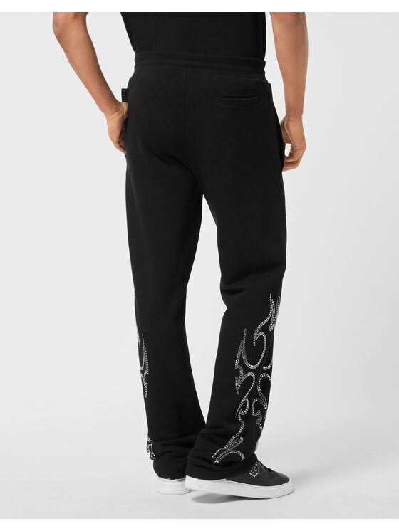 PHILIPP PLEIN PHILIPP PLEIN Spodnie dresowe 25995 Czarny Jogger Fit