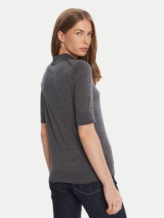 BOSS BOSS Пуловер Fidenka 50545015 Сив Regular Fit