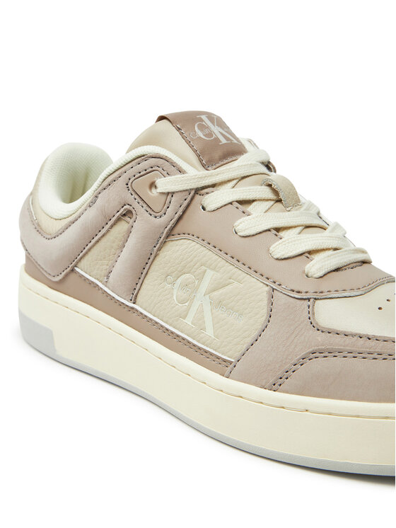 Calvin Klein Jeans Calvin Klein Jeans Снікерcи Basket Cupsole Low Ml Mix YW0YW01579 Сірий