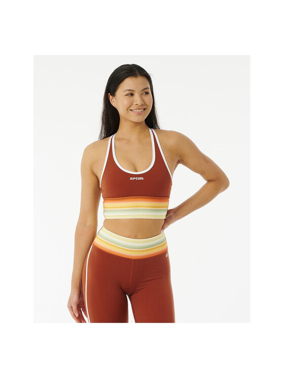 Rip Curl Rip Curl Top Mirage Trippin Tank Brązowy Regular Fit