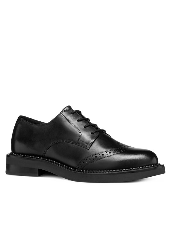 Geox Geox Oxford čevlji D Serilda D56WYD 00043 C9999 Črna