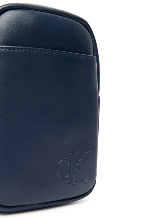 Calvin Klein Calvin Klein Saszetka Bold Ck Slim Reporter LV04D3279G Granatowy