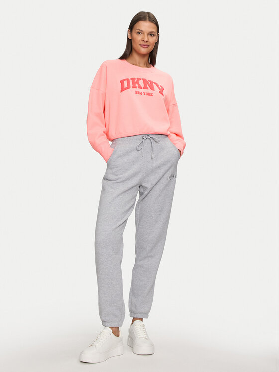 DKNY Sport DKNY Sport Felpa DP4T9944 Rosa Loose Fit