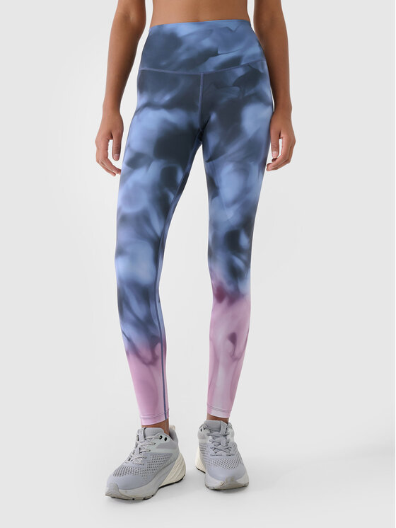 4F 4F Legginsy MULTI ACTIVE Kolorowy Slim Fit