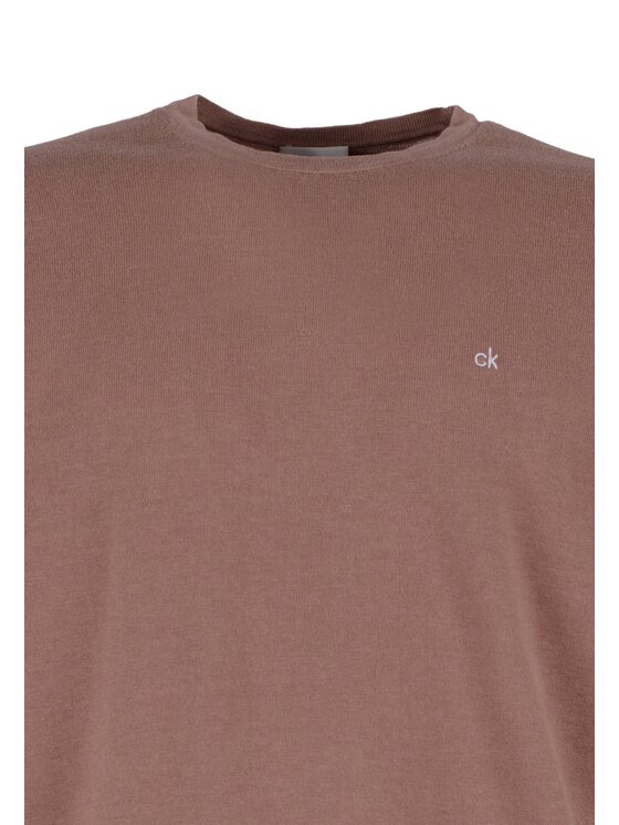 Calvin Klein Calvin Klein Maglione K10K113549GA6 Marrone Regular Fit