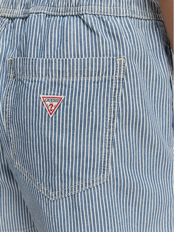Guess Jeans Guess Jeans Pantaloni scurți de blugi W6GD53 D7881 Albastru Regular Fit