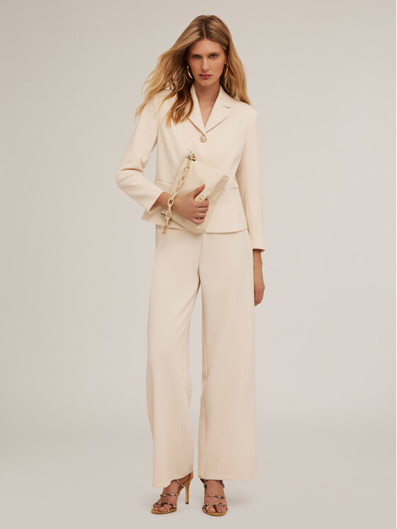 Motivi Motivi Giacca di transizione Q661Q000843N002 Crema Slim Fit