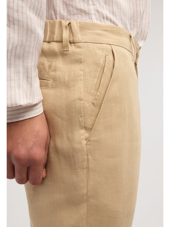 Trussardi Trussardi Pantaloni di tessuto P719M000113N012 Crema Regular Fit