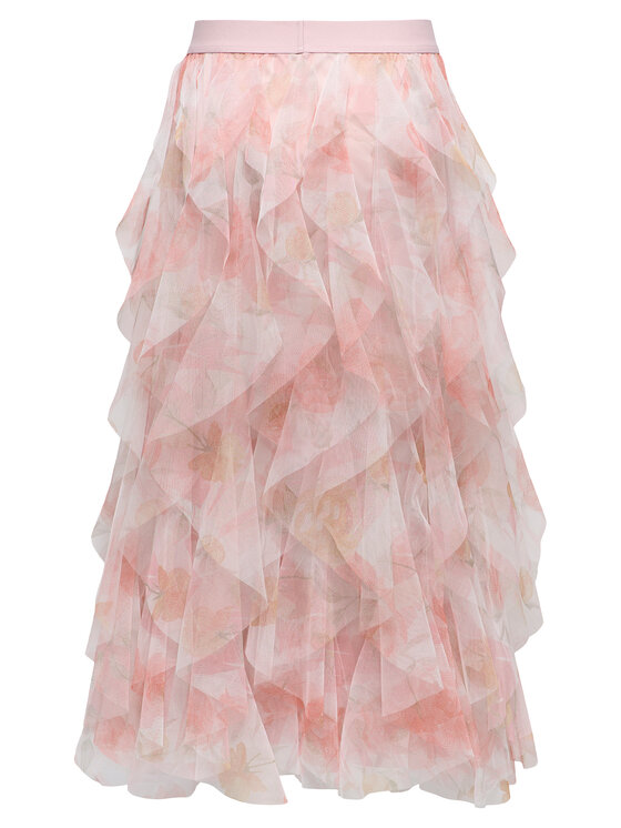 ONLY ONLY fustă din tulle Sky 15374548 Roz Regular Fit