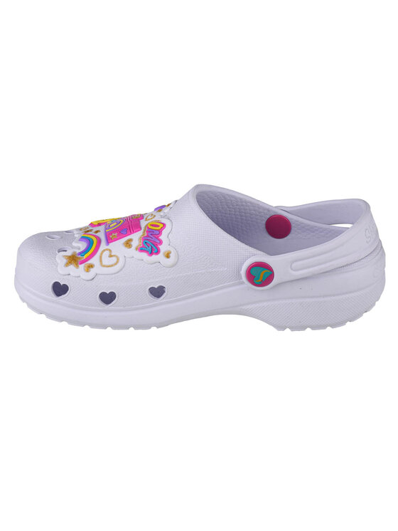 Skechers Skechers Ciabatte Skechers Heart Charmer Photobomb Bianco