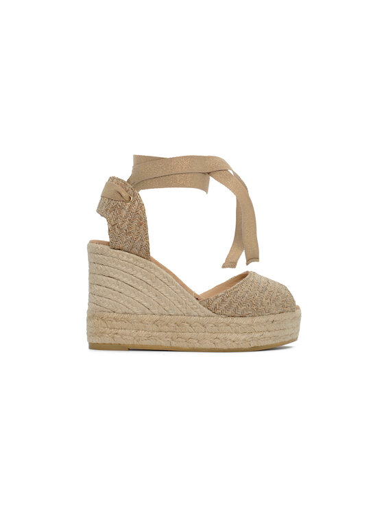 Espadryle, rozmiar 39, Brązowe, 11559171-BRO