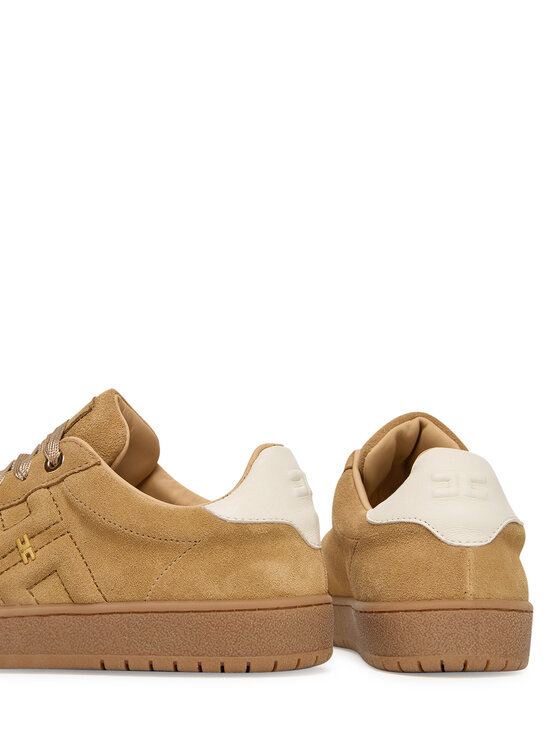 Elisabetta Franchi Elisabetta Franchi Tenisice Low Cut Lace Up F4A9-E0340-0071 S Smeđa