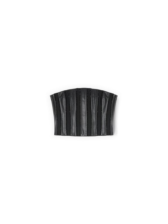 Motivi Motivi Top D772Q000501N033 Nero Slim Fit