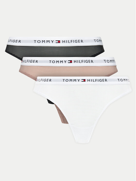 Tommy Hilfiger 3 stringu pāru komplekts UW0UW05532 Daudzkrāsains