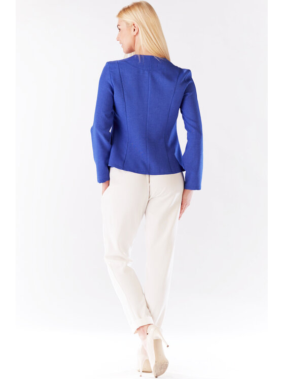 Awama Awama Giacca da abito L050 Blu Basic Fit