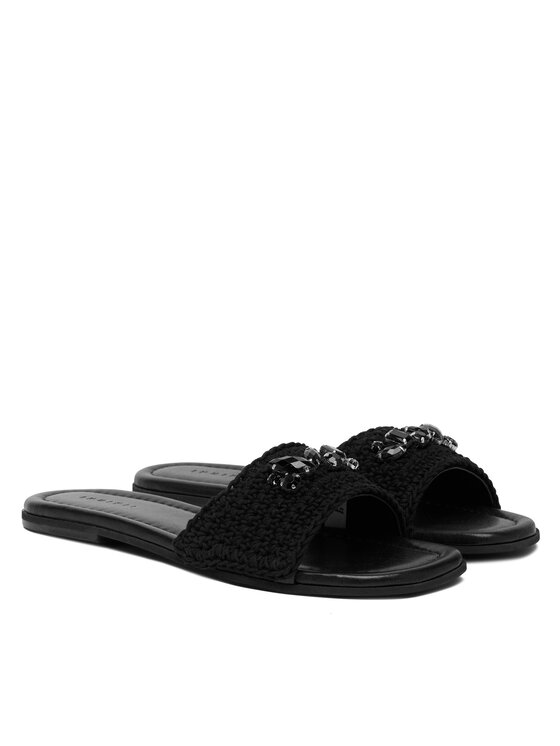 Inuikii Inuikii Papucs Woven Cali 1014.003.0041.000 Fekete