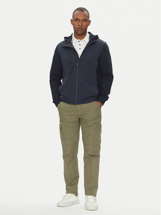 Aeronautica Militare Aeronautica Militare Softshell kabát 251AF499F559 Sötétkék Regular Fit