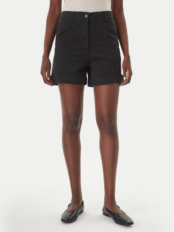 BOSS BOSS Pantaloncini di tessuto C_Tanessa-D 50556391 Nero Regular Fit