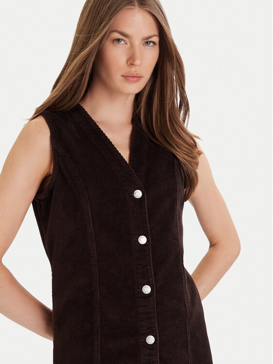 Vero Moda Vero Moda Sukienka codzienna Eden 10333959 Brązowy Regular Fit