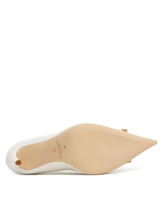 Elisabetta Franchi Elisabetta Franchi Pantofi cu toc subțire SA14B61E2 Alb